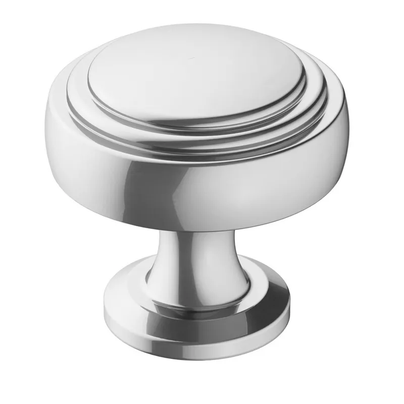 Amerock Winsome Knob 1-1/4" Dia Polished Chrome BP3676526 Direct From Manufacturer