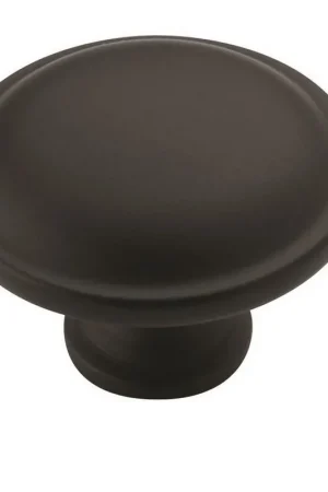 Today Only Amerock Everyday Heritage Knob 1-1/4" Dia Flat Black BP53015FB