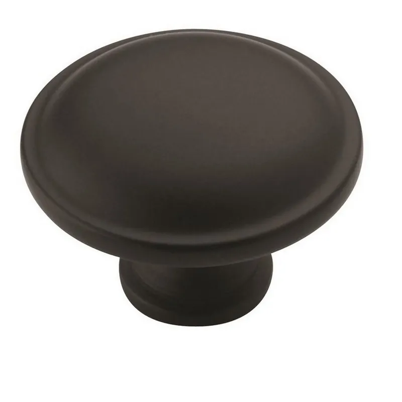 Today Only Amerock Everyday Heritage Knob 1-1/4" Dia Flat Black BP53015FB