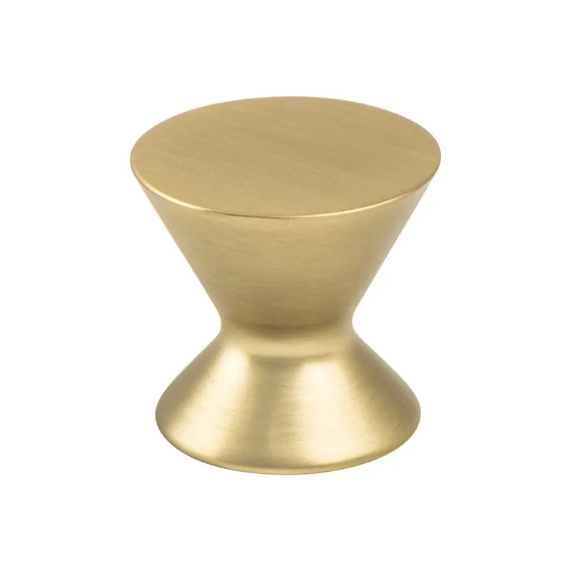 Berenson Domestic Bliss Knob 1-3/16" Dia Modern Brushed Gold 2363-1MDB-P Latest