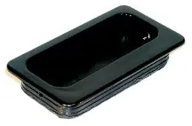 Hardware Concepts 2194-014 - Recessed Pull, Length 3-15/16, Black , Nylon Series Price Cut