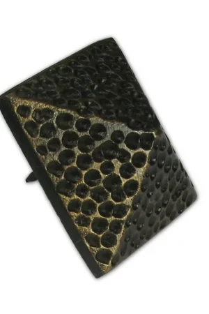 Grab Now Pyramid Textured Clavo 1-5/8" Diameter Antique Brass Handcrafted Hardware HCL1506