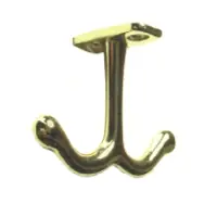 Discount Double Ceiling Coat and Hat Hook 1-3/8" Long with Screws Antique Brass Epco CH301-ZAB-2