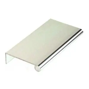 Aluminum Edge Pull 2" Center to Center Polished Aluminum Anodized Epco DP41-PA-3 Buy Direct