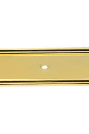 Atlas Homewares Campaign Rope Backplate 3-11/16" Long Polished Brass 379-PB Holiday Sale