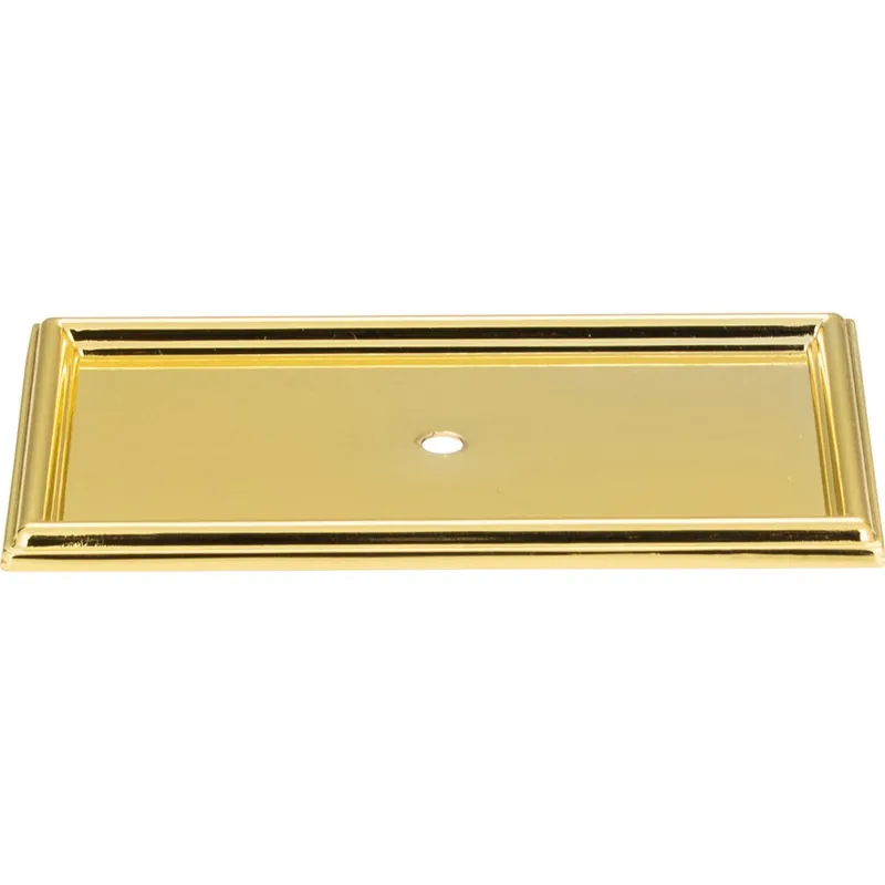 Atlas Homewares Campaign Rope Backplate 3-11/16" Long Polished Brass 379-PB Holiday Sale