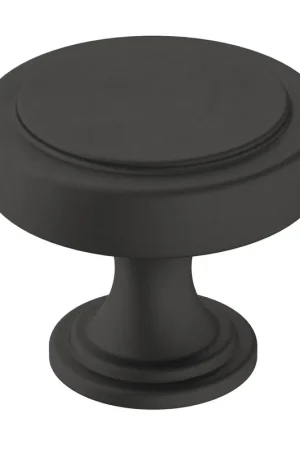 Trending Amerock Exceed Knob 1-1/2" Dia Matte Black BP36880FB