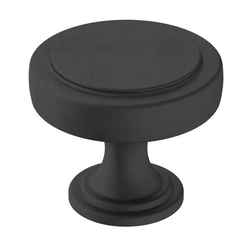 Trending Amerock Exceed Knob 1-1/2" Dia Matte Black BP36880FB