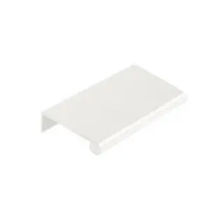 Aluminum Edge Pull 4" Center to Center Gloss White Powdercoat Epco DP41-WH-6 Viral