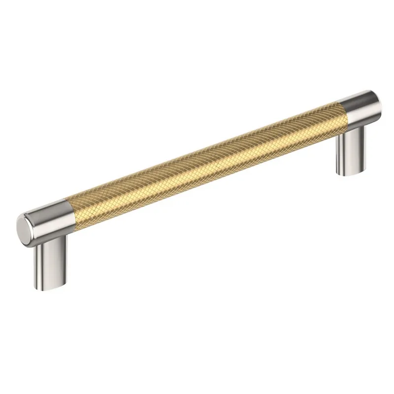 Genuine Amerock Esquire Pull 8" Center to Center Polished Nickel/Champagne Bronze BP36562PNCZ