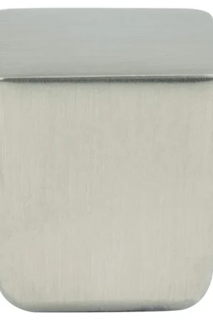 Time-Limited Mini Square Knob 31/32" Dia Brushed Nickel R. Christensen 1330-1BPN-C