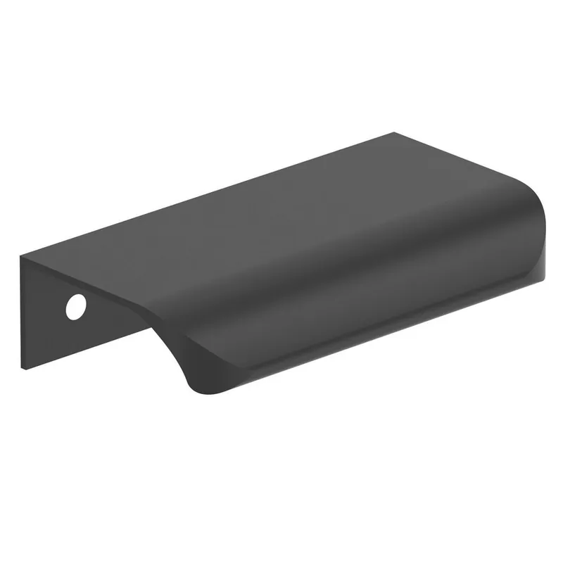 Amerock Streamline Tab Edge Pull 56mm Center to Center Matte Black BP37201MB Exclusive
