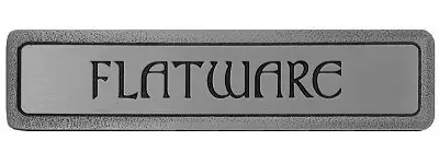 Best Choice Notting Hill NHP-309-AP, Flatware (Horizontal) Pull in Antique Pewter, Fun in the Kitchen