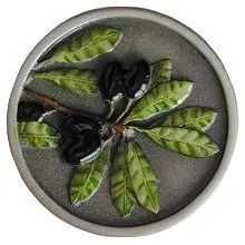 Don’t Miss Out Notting Hill NHK-169-PHT, Olive Branch Knob in Hand-Tinted Antique Pewter, Tuscan