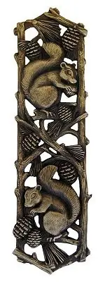 Notting Hill NHP-677-AB, Grey Squirrel Pull in Antique Brass, Great Outdoors Crafted