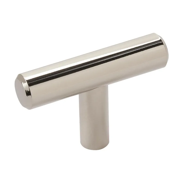 Shop Now Amerock Bar Pulls Knob 1-15/16" Long Polished Nickel BP19009PN