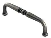 WE Select Pull 96mm Center to Center Weathered Nickel WE Preferred B66060WN Factory Price