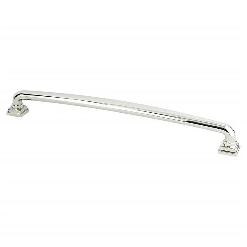 Berenson Tailored Traditional Appliance Pull 12" Center to Center Polished Nickel 1304-1014-P Place Order