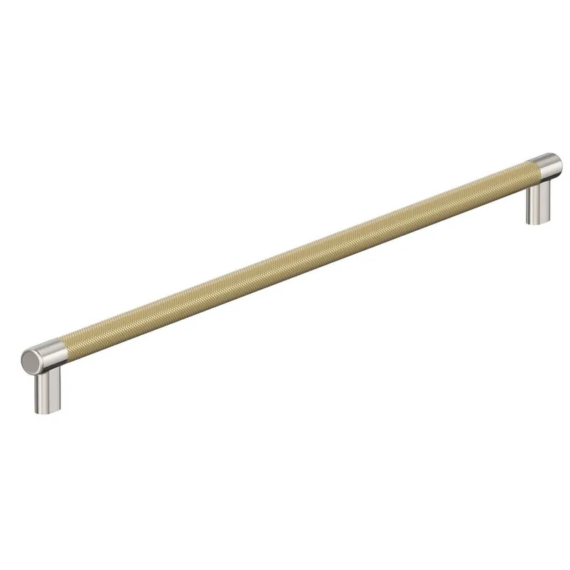 Big Sale Amerock Esquire Appliance Pull 24" Center to Center Polished Nickel/Golden Champagne BP54042PNBBZ