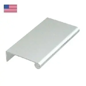 Aluminum Edge Pull 4" Center to Center Brushed Brass Anodized Epco DP41-BBR-6 Limited Edition