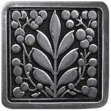 Buy Today Notting Hill NHK-179-BP, Mountain Ash Knob in Brilliant Pewter , English Garden