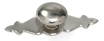 Order Now Georgetown Backplate 4" Long Satin Chrome Laurey 22239