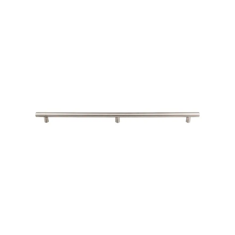 Top Knobs Stainless Steel Hollow Bar Pull 3 Posts 15-3/8" Center to Center Brushed Stainless Steel SSH10 Buy Today