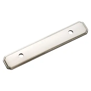 Hickory Hardware Manor Houser Backplate 3" Center to Center Satin Nickel P513-SN Holiday Sale