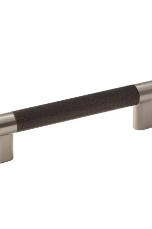 Viral Amerock Esquire Pull 160mm Center to Center Oil Rubbed Bronze/Satin Nickel BP36559G10ORB