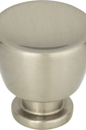 Atlas Homewares Conga Knob 1-1/8" Dia Brushed Nickel 412-BRN Next Day Delivery