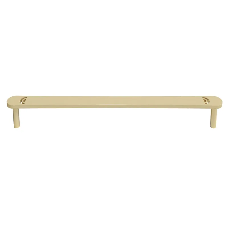 Horizon Appliance Pull 12" Center to Center Satin Brass Hapny Home H1025-SB Low Price