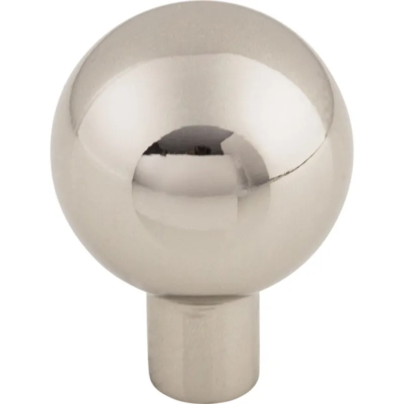 Hot Deal Top Knobs Barrington Brookline Knob 1" Dia Polished Nickel TK761PN
