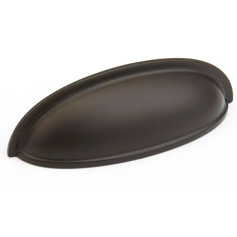 Modern Traditional Design Cup Pull 3" Center to Center Oil Rubbed Bronze Schaub 731-10B