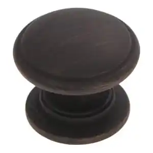 Seasonal Sale Hickory Hardware Williamsburg Knob 1-1/4" Dia Vintage Bronze P3053-VB