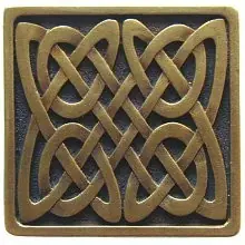 Notting Hill Celtic Isles Knob 1-3/8" Diameter Antique Brass NHK-157-AB Trusted Brand
