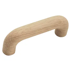 Mega Sale Hickory Hardware Natural Woodcraft Pull 3" Center to Center Unfinished Wood P673-UW
