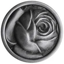 Big Sale Notting Hill NHK-280-AP, Mckenna's Rose Knob in Antique Pewter, English Garden
