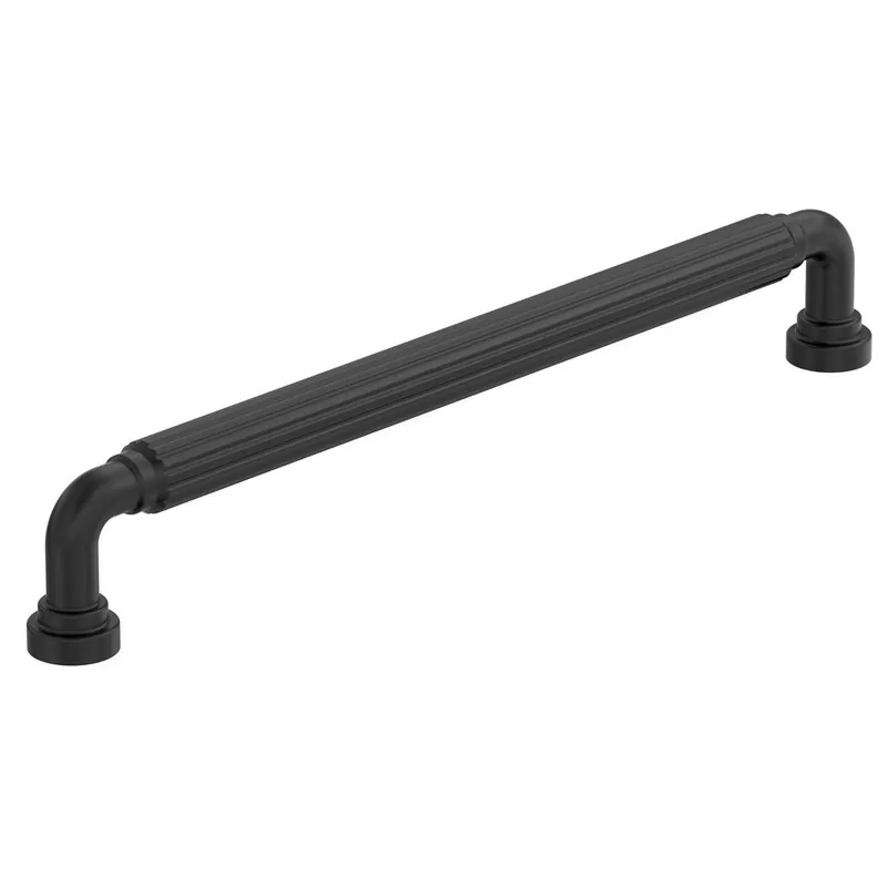 Amerock Cowrie Appliance Pull 12" Center to Center Matte Black BP37709MB Bulk Order