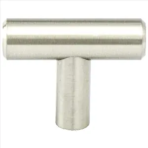 Steel Collection Knob 2" Long Satin Nickel WE Preferred Special Discount