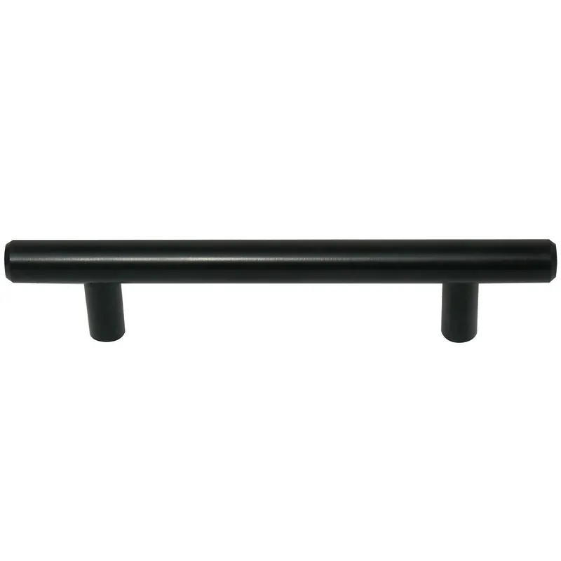 Place Order Steel Bar Pull 3-3/4" Center to Center Matte Black Laurey 87120