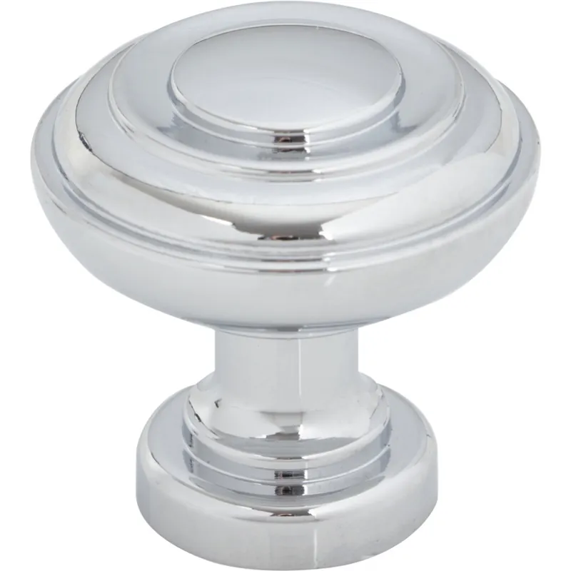 Instant Buy Top Knobs Regent's Park Ulster Knob 1-1/4" Dia Polished Chrome TK3070PC