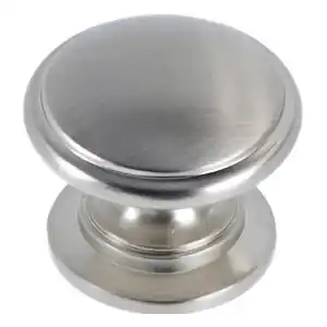 Instant Buy Hickory Hardware Williamsburg Knob 1-1/4" Dia" Stainless Steel P3053-SS