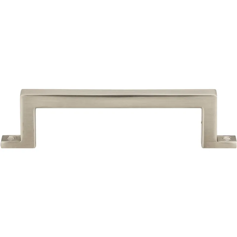 New Release Atlas Homewares Campaign Bar Pull 3-3/4" Center to Center Brushed Nickel 385-BRN