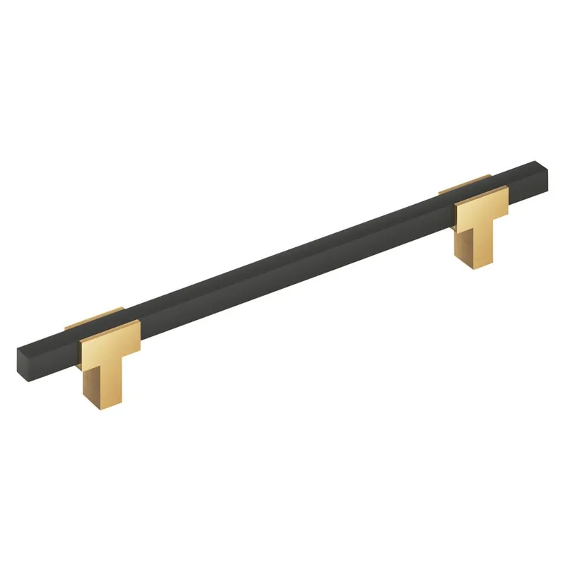 Editor’s Pick Amerock Urbanite Appliance Pull 12" Center to Center Champagne Bronze/Matte Black BP54090CZMB