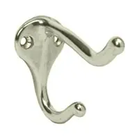 1-3/4" Brass Double Prong Coat Hook Antique Brass Ives 44074134322 Brand New