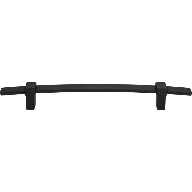 Original Atlas Homewares Buckle Up Pull 6-5/16" Center to Center Matte Black 304-BL