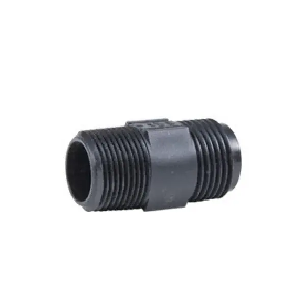 Shop Now DIG D49 Threaded Nipple, 3/4 x 3/4 in Connection, MHT x MPT, Plastic, Black