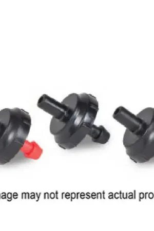 DIG B221B Drip Emitter, Button, Pressure Compensating, 1/4 in Connection, Barb x Nipple, 1 gph gph, ABS, Black Place Order