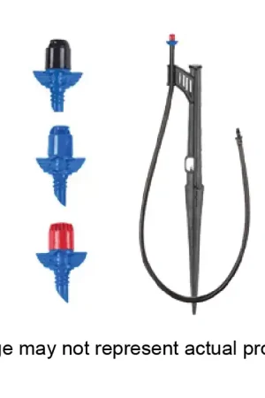 DIG 111B Spray Jet, 1/4 in Connection, Half Circle, 13.4 gph, Black/Blue, Part-Circle Hassle-Free Returns