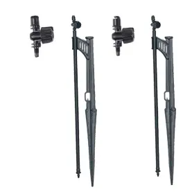 Genuine DIG 300 Series 309-1B Adjustable Jet Barb, Barb, 0 to 26 gph gph, Polyethylene/Polypropylene, Black